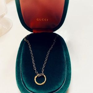 Gucci | Accessories | Mens Gucci Snake Ring Pendant Necklace In Gold |  Poshmark